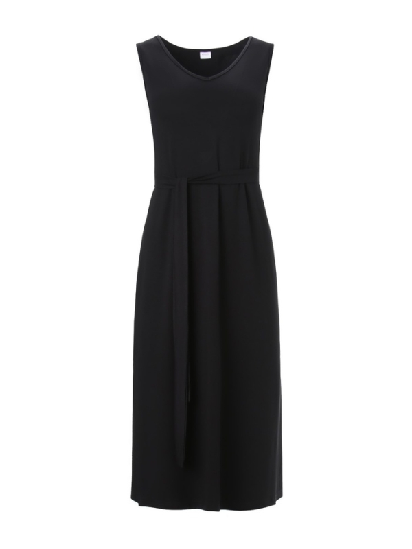 Сорочка женская (миди) MINAKU: Home collection цвет чёрный, размер 42