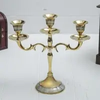 Подсвечник на 3 свечи, 21 см, перламутр