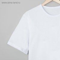 Футболка мужская БК-136 цвет белый, р-р 68