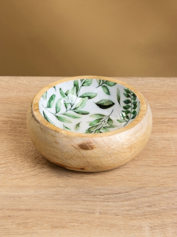 Набор розеток на подносе "Оливковая ветвь" (3 шт) дерево манго 33,5х13х6,5 см