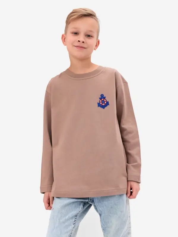 Термоаппликация &laquo;Якорь&raquo;, 6&times;5 см, синяя