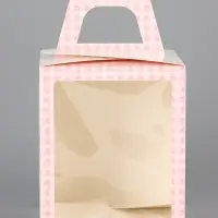 Коробка подарочная пасхальная с окном &laquo;Пасхальный букет&raquo; 15&times;15&times;18 см