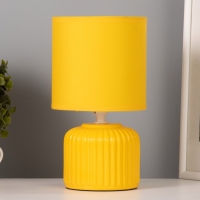 Лампа настольная "Муза" 40Вт Е14 желтый 13х13х23см