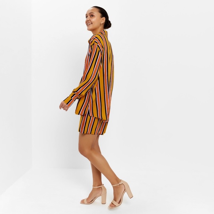 Костюм женский (рубашка, шорты) MINAKU: Enjoy цвет жёлтый, размер 42 Костюм женский (рубашка, шорты) MINAKU: Enjoy цвет жёлтый, размер 42