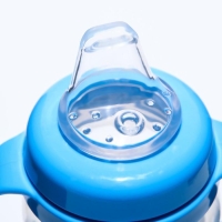 Поильник - непроливайка детский с мягким носиком &laquo;Фрукты&raquo;, 270 мл., с ручками, цвет МИКС