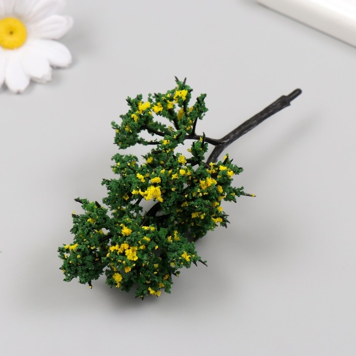 Искусственное растение для творчества пластик "Кассия" 12 см