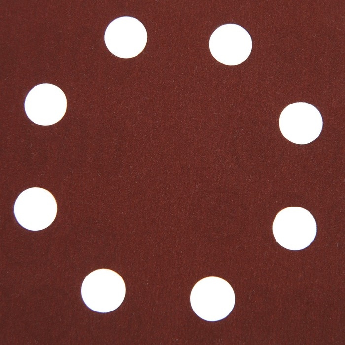 Круг абразивный шлифовальный под Круг абразивный шлифовальный под "липучку" ТУНДРА, перфорированный, 125 мм, Р800, 10 шт.