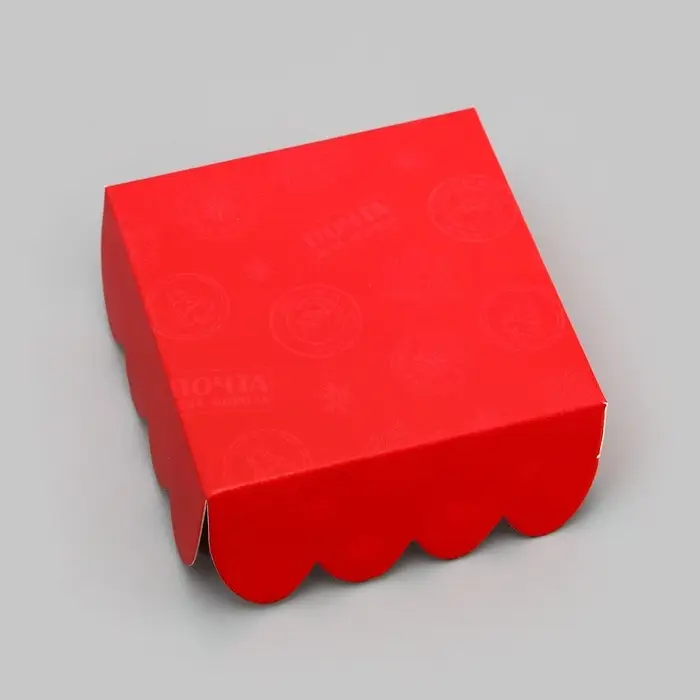 Коробка для печенья, &laquo;Новогодняя почта&raquo;, 7&times;7&times;3 см, Новый год