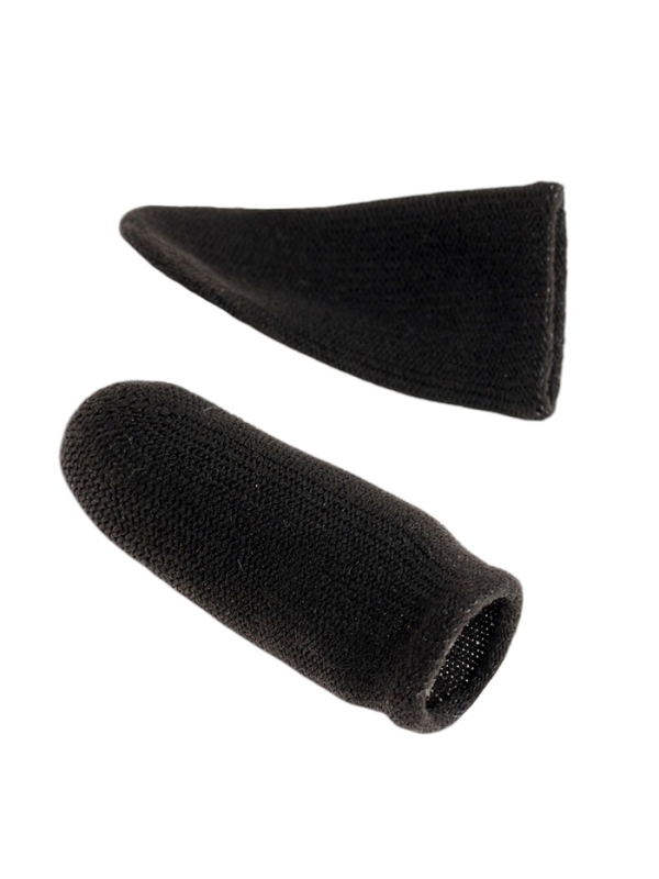 Набор напальчников для игр на смартфоне Luazon, 4 штуки, с защитой от пота, чёрные