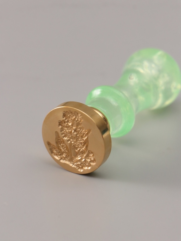 Сургучный набор "Растение" печать, ручка, сургуч 12,5х10х3,6 см