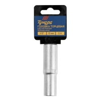 Головка торцевая шестигранная удлиненная ТУНДРА, под квадрат 1/2", 13 мм, CrV Головка торцевая шестигранная удлиненная ТУНДРА, под квадрат 1/2", 13 мм, CrV