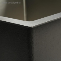 Мойка кухонная GERHANS K37843-S, врезная, двойная, 780х430х220 мм, с сифоном, S = 3.0 и 0.8 мм, глянцевая Мойка кухонная GERHANS K37843-S, врезная, двойная, 780х430х220 мм, с сифоном, S = 3.0 и 0.8 мм, глянцевая