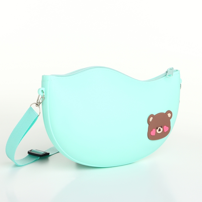 Сумка детская для девочки на молнии, цвет бирюзовый Сумка детская для девочки на молнии, цвет бирюзовый