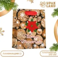 Пакет ламинированный Merry Christmas 11.5&times;14.5&times;6 см