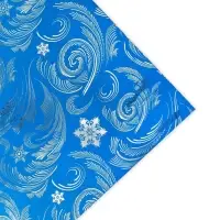 Плёнка упаковочная голография &laquo;Узоры&raquo;, 100 х 70 см