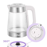 Чайник электрический стеклянный КТ-8709- 1.8 л
