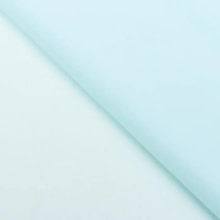 Пленка для цветов "Золотая полоса", нежный голубой, 57 х 57 см