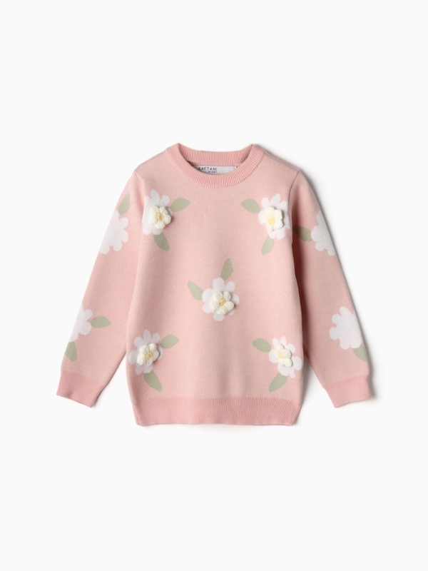 Джемпер детский KAFTAN Ромашки р.32 (110-116 см), розовый