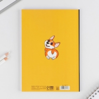 Ежедневник А5, 64 листа в точку, мягкая обложка «Корги» Ежедневник А5, 64 листа в точку, мягкая обложка «Корги»