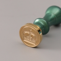 Сургучный набор "Корона" печать, ручка, сургуч 12,5х10х3,6 см