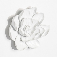 Декор настенный, "Анемон", 16.5 x 19.5 см, белый