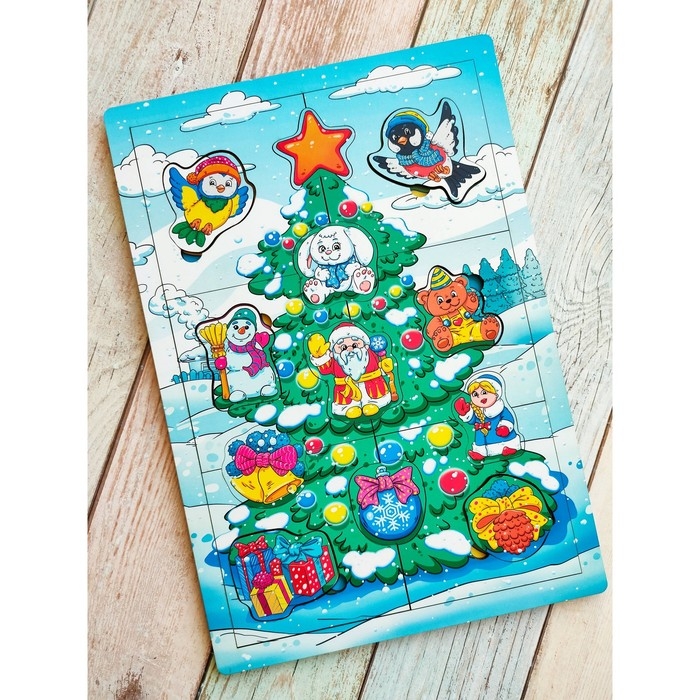 Пазл &laquo;Новогоднее настроение&raquo;, размер 20,3x29,3 см