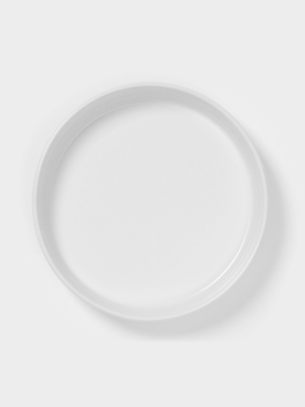 Форма для запекания Доляна &laquo;Зефир&raquo;, 1 л, d=23 см, круглая, керамика, белая