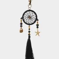 Брелок ловец снов, 17 см, чёрный