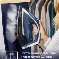 Паровой утюг Ultragliss Plus FV6824E0, 2800 Вт, синий