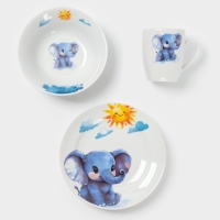 Набор посуды 3 предм. Слоник И.У.