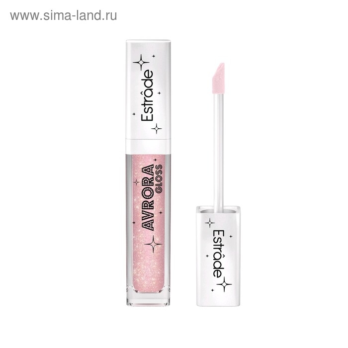 Блеск для губ Estr&acirc;de Avrora, мерцающий, оттенок 105