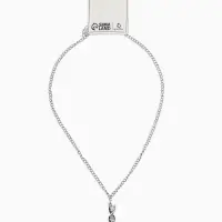 Кулон на цепочке "ДНК", цвет чернёное серебро