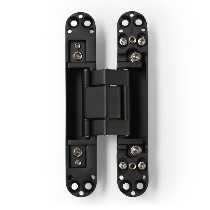 Петля скрытой установки LOCKLAND, 25х150 мм, с 3D-регулированием, цвет черный