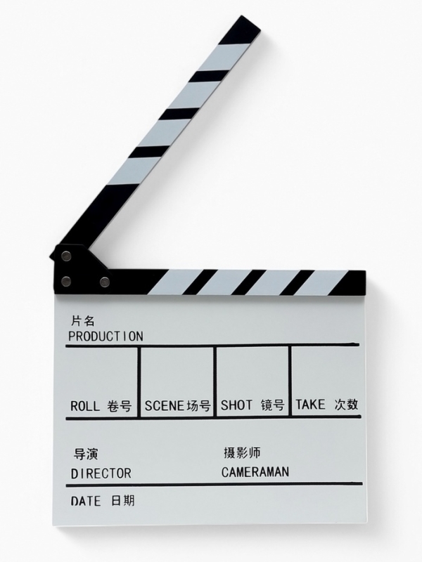 Кинохлопушка режиссёра, белая, 30 х 27 см