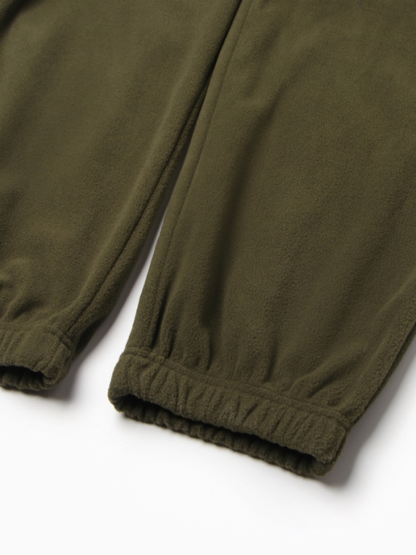 Брюки флисовые для девочки MINAKU: Fleece Soft, цвет хаки, рост 146 см