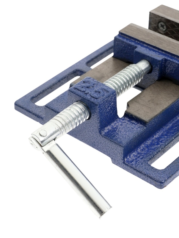 Тиски станочные ТУНДРА, чугунные, ширина губок 65 мм