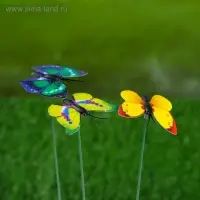 Штекер "Бабочка Шарлин" 3х4см/30см, МИКС