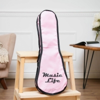 Чехол для укулеле сопрано Music Life, 20 х 8 х 57 см, розовый