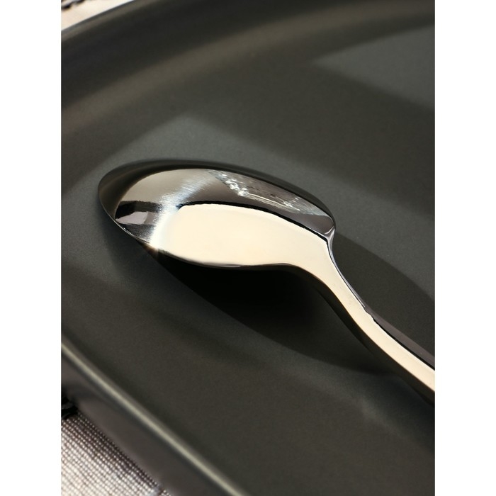 Ложка десертная из нержавеющей стали Magistro &laquo;Олин&raquo;, длина 16 см, цвет серебряный