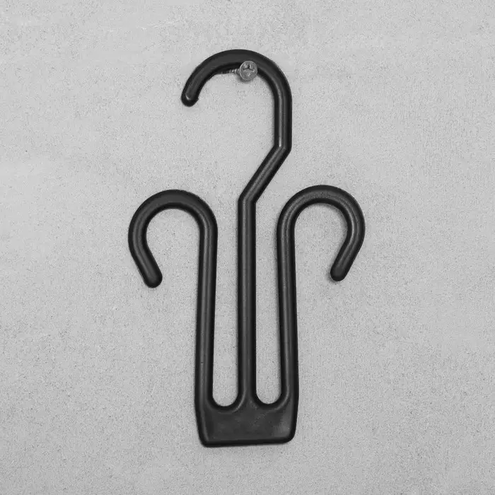 Вешалка для обуви 10&times;16,5 см, (фасовка 10 шт), цвет чёрный