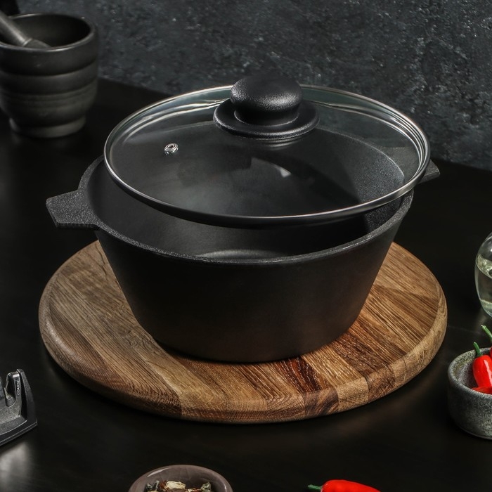 Кастрюля литая чугунная Magma, 2.5 л, d=22.5 см, h=10 см