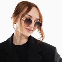 Очки солнцезащитные uv 400, дужка 12.8 см, ширина 12.8 см, линза 4.6&times;5.4 см