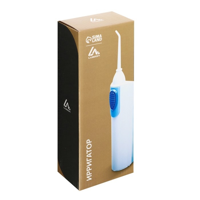 Ирригатор Luazon LIR-04, портативный, 120 мл, 2 режима, 3 насадки, от батареек Ирригатор Luazon LIR-04, портативный, 120 мл, 2 режима, 3 насадки, от батареек