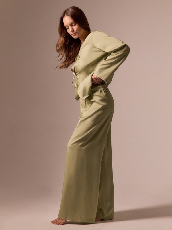 Костюм домашний (рубашка и брюки)  SL HOME р. M, зеленый