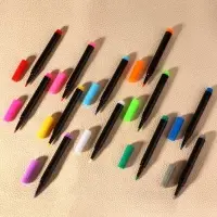 Маркер для кожи и кожзама, водорастворимый, 14 см, разноцветный