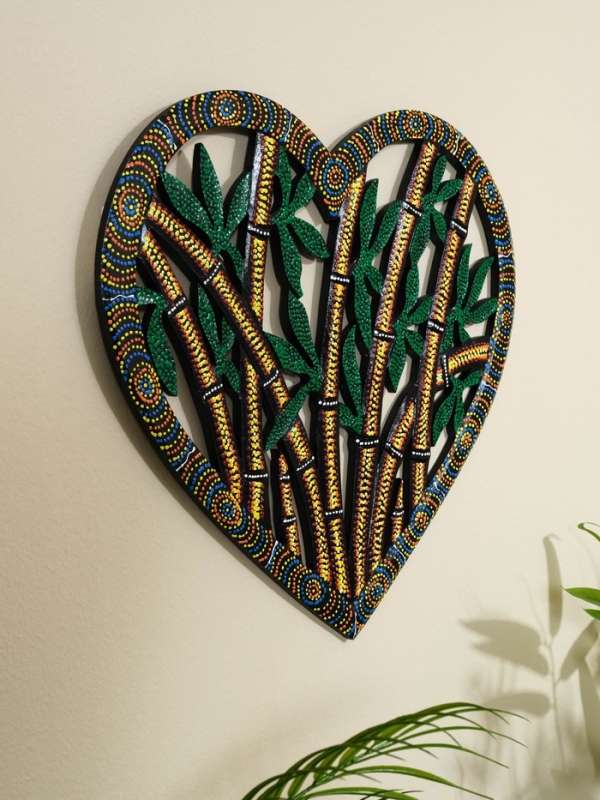 Панно резное МДФ Панно резное МДФ "Сердце", 40х40х0,6 см