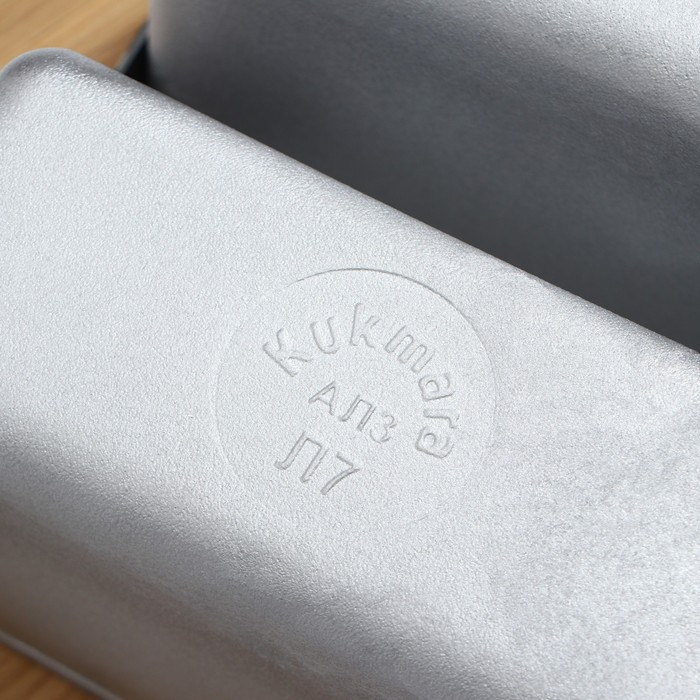 Хлебная форма Л-7, 22,5&times;11,5&times;12,2 см, 3-х секционная