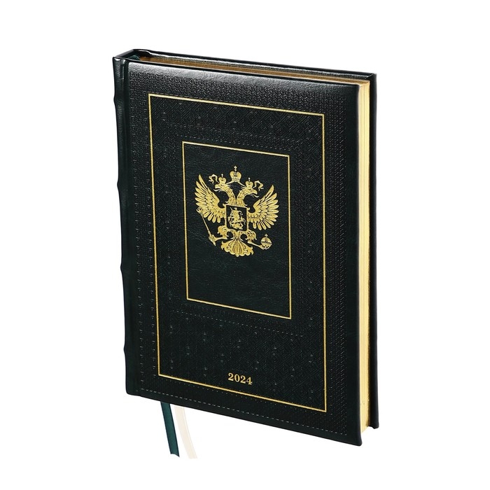 Ежедневник датированный 2024 A5 176 листов, deVENTE.Symbol, твёрдая обложка из искусственной кожи, тиснение фольгой, ляссе, кремовый блок 70 г/м2, зелёный Ежедневник датированный 2024 A5 176 листов, deVENTE.Symbol, твёрдая обложка из искусственной кожи, тиснение фольгой, ляссе, кремовый блок 70 г/м2, зелёный