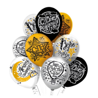 Шар латексный 12" &laquo;С ДР! Верь в мечту!&raquo;, пастель, 2-сторонний, набор 25 шт., МИКС