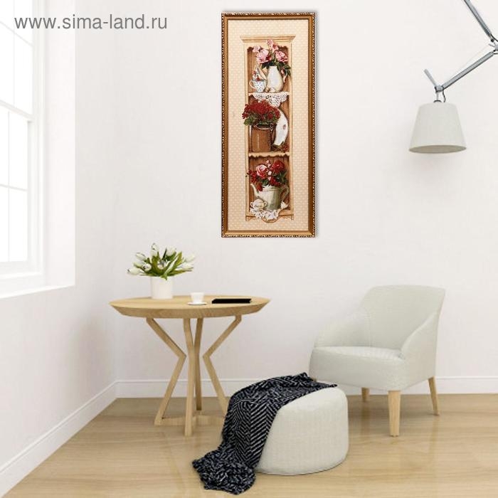 Гобеленовая картина Гобеленовая картина "Дачная этажерка" 38*94 см